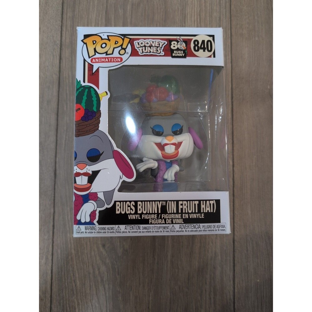 Funko Pop! Vinyl: Bugs 80th - Bugs Bunny (In Fruit Hat) #840